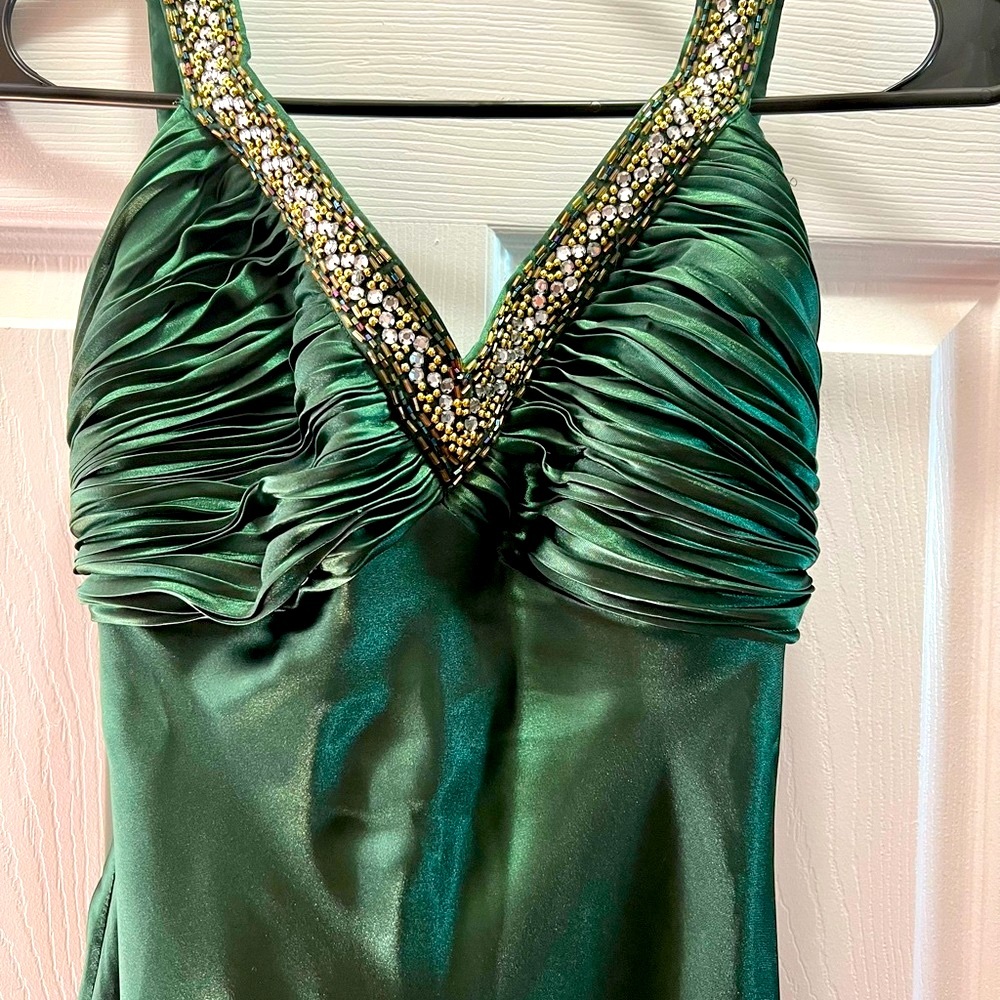 Camille Green gown